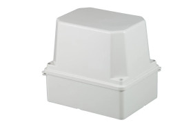 Puszka n/t hermetyczna 150x110x140 10 dławików wysoka IP65 szara S-BOX 306H