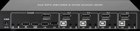 IDATA-DP-KVM4 KVM Switch, DisplayPort, 4-Port,