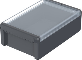 PC enclosure, (L x W x H) 271 x 170 x 90 mm, graphite gray (RAL 7024), IP66, 96026334