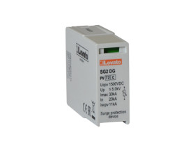 Zabezpieczenie przeciwprzepięciowe - wkładka Jednofazowy-fazowy, 30kA, montaż Szyna DIN SG, Lovato SGX