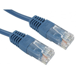 Kabel Ethernet Cat5e długość 2m Z zakończeniem RS PRO PVC l. żył: 8 średnica 4.6mm