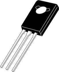 Bipolar junction transistor, PNP, 6 A, 100 V, THT, TO-220, BD244CG
