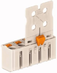 Gniazdo picoMAX raster 7,5mm 4-biegunowe z płytką uchwytową i suwakiem 2092-3104/002-000 /100szt./