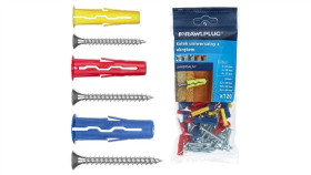 Mix Kołki Rozporowe Uniwersalne Uno 5X24, 6X28, 8X32 Z Wkrętem Z Łbem...