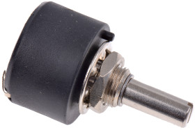 Potencjometr z przewodem nawojowym 2.5kΩ RS PRO średnica wału 6,35 mm 1W długość wału 25mm średnica 25.4mm Montaż