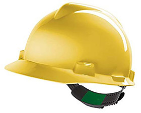 Kask ochronny, Żółty, HPPE, Standardowy, V-Gard