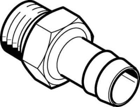 Tuleja węża FESTO N-1-P-19-NPT 572243, 1 szt.