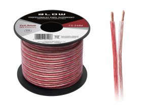 Przewód głośnikowy OFC 2 x 4,00mm rolka 25m