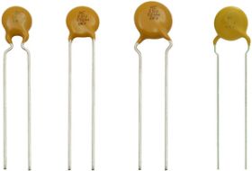 S Series Ceramic Singlelayer DC Disc Capacitors for General Purpose Class 1, Class 2, and Class 3, 1 kVDC, 2 kVDC, 3 kVDC, 6 kVD