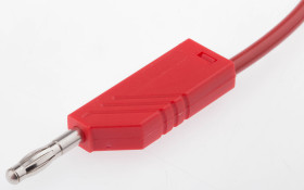 934064101, PVC, 16A, 60V dc, kolor: Czerwony, dł. 1.5m, -15→ +70 °C., Hirschmann Test & Measurement