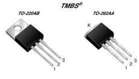 VI10150S High-Voltage Trench MOS Barrier Schottky Rectifier Ultra Low VF = 0.59 V at IF = 5 A
