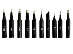 Zestaw grotów 900M x10 Black HQ Stacja PT Aoyue WEP Yihua Groty