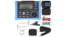 Miernik Rezystancji Uziemienia Tester Cyfrowy Lcd Ze Świadectwem Wzorcowania...