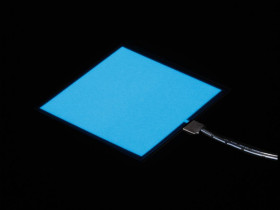 Adafruit Electroluminescent (EL) Panel Starter Pack - 10cm x 10cm White
