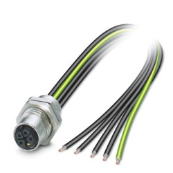 Złącze wielostykowe przemysłowe 5-pinowe M12 Wciskane Gniazdo Phoenix Contact