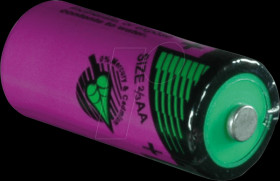 1110761100 Lithium battery, 2/3 AA, 1500 mAh, pack of one