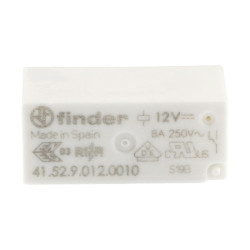 Przekaźnik monostabilny 12 V DC 2xCO 8 A do PCB - Finder 41.52.9.012.0010