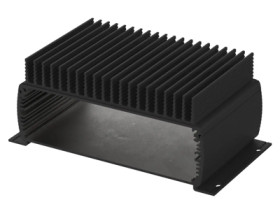 Aluminum enclosure kit, (L x W x H) 169 x 100 x 52 mm, black, IP65, 84416100.HMT1