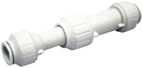 Plastikowa złączka rurowa, typ mocowania: Łącznik