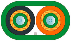 Kabel światłowodowy długość: 3m Z zakończeniem średnica: 50/125μm Wielomodowy