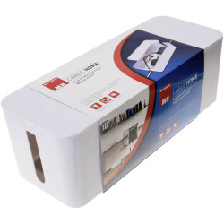Max Hauri AG 126730 Cable box White 400x155x135mm 1 pc Office Cable Bundling