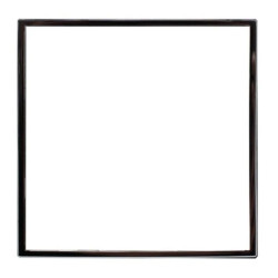 DANTE Ramka pojedyncza zewnętrzna dekoracyjna chrom 4570200