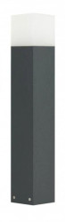 Lampa stojąca słupek ogrodowy Cube ciemny popiel CB-580 DG SU-MA