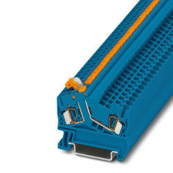 Złączka szynowa z odłącznikiem nożowym Phoenix Contact poziomy: 1 28 → 12AWGObudowa ze sprężyną STS 2.5-MT BU