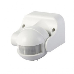 Czujnik ruchu PIR ST09 220-240V - ścienny obrotowy biały