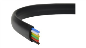 Przewód Telefoniczny Ytlyp 6X0,12 Cu Płaski Czarny /100M/