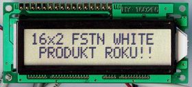 AC-1602E-FHW K/W-E6 16x2 LCD POWERTIP