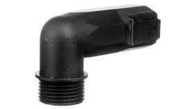 Dławnica Poliamidowa Kątowa Do Rur Osłonowych Pg11 Ip54 Czarna Fkd 11 Bk...
