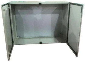 Szafka ścienna rozdzielcza RAL 7032, materiał: Stal, IP66, 1000 x 1000 x 300mm, RS PRO