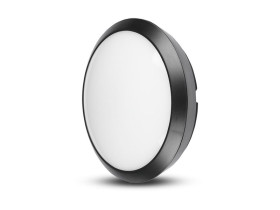 VT-8008 12W Plafon okrągły Czujnik mikrofalowy barwa: 3000K IP54 obudowa: czarna 4981 V-TAC