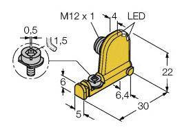 Turck Czujnik pola magnetycznego PNP BIM-UNT-AP6X2-H1141