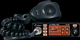 30119 Radio, xm3008e, 40/80 channels, black