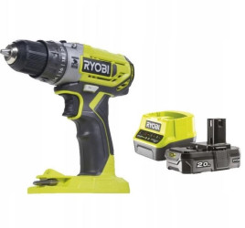 Wiertarko wkrętarka w zestawie z akumulatorem 2Ah + ładowarka R18PD2-120B