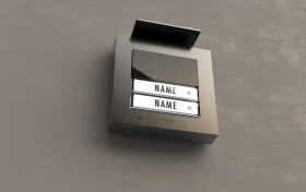 ADV-1020-A Audio front-door station, 2 family house, anthracite