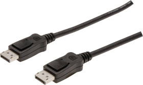Digitus DisplayPort kabel Złącze DisplayPort, Złącze DisplayPort 15.00 m czarny AK-340100-150-S konstrukcja okrągła, pot