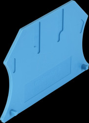 1050080000 End plate Klippon® Connect, W-Series blue