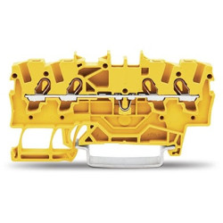 Kostka zaciskowa na szynie DIN WAGO poziomy: 1 22 → 14AWGWciskany zacisk Cage Clamp TOPJOB S