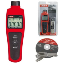 Tachometr cyfrowy miernik do bezstykowego pomiaru obrotów RPM z portem USB UT-372