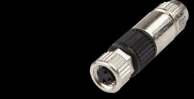 VK003S74, Gniazdo kablowe Ø4-5,1mm, 4A, 32V, -25-85C, M8 żeńskie 3pin, IP67