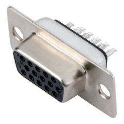 TruConnect 150207 15 Way High Density Solder Lug D Connector Socket