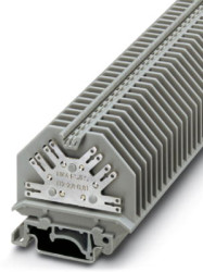 Through terminal block, plug-in connection, 0.5-6.0 mm², 12 pole, 40 A, 8 kV, gray, 2017224