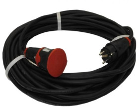 Przedłużacz budowlany elCORD 16A 230V IP44 20m H07RN-F 3G1,5 z wtyczką uni-schuko i gniazdem z zatyczką 30125200