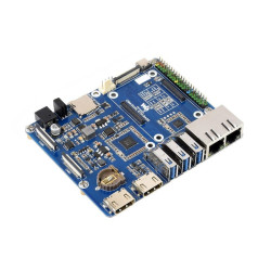 Dual Gigabit Ethernet Base Board for Raspberry Pi Compute Module 4