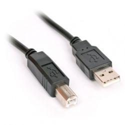 KABEL USB A-B 1,5M CZARNY USB 2,0