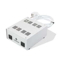 ATSS1500 - Autotransformator 230/110V-1500VA ob. met. 2 gniazda