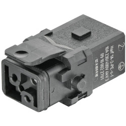 Harting 09 10 002 2701 Han Connector 1A-2&#x2B;PE-S-f Latch 1pc